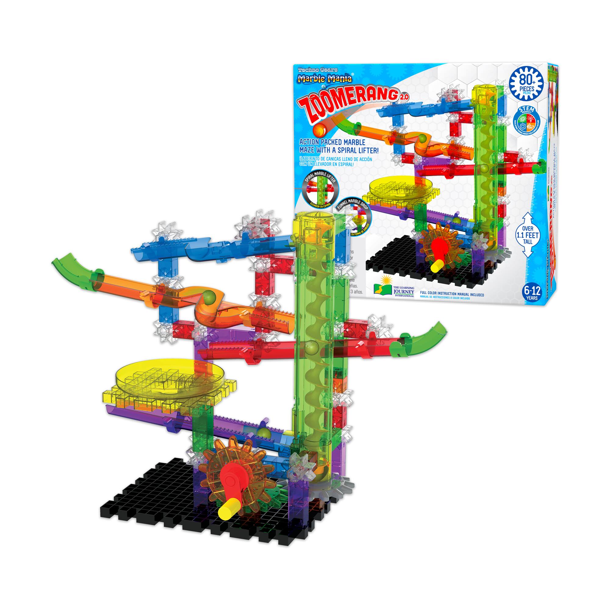 Techno Gears Marble Mania - Zoomerang 2.0: 80+ Pcs